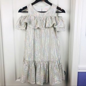 Cat & Jack Cold Shoulder Dress Girls Large 10/12